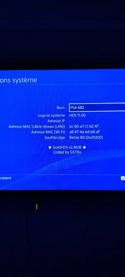 Playstation 4 pro 1TB flaché