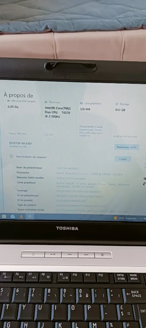 Toshiba Satellite pro L500