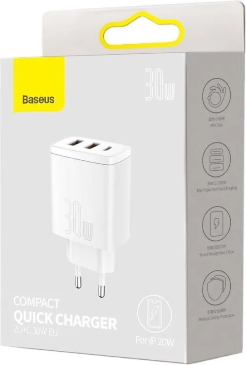 Tête chargeur BASEUS 30W avec trois sortie