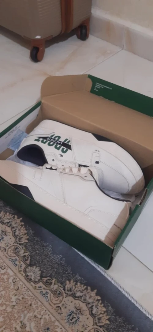 LACOSTE OFF WTH/BLK 746SMA00482G9