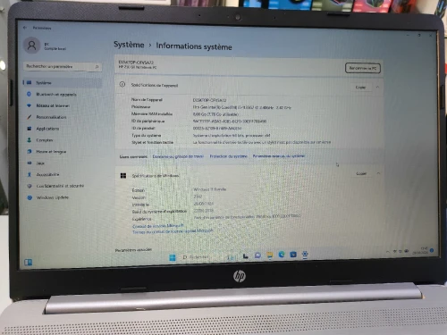 Hp 15 i5 11em 8gb ssd256 