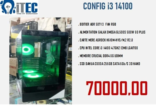 UNITE ADR 5071 I3 14100 8G 256GB SSD