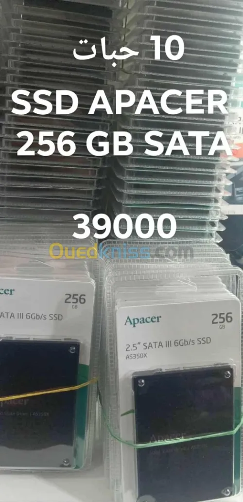 10 X DISQUE DUR SSD APACER 256GB AS350X 2.5" SATA3 AP256GAS350XR-1