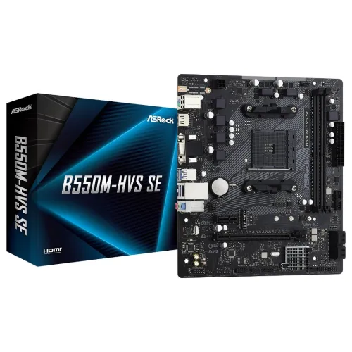 ASROCK B550M-HVS SE SOCKET AM4