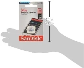 CARTE MEMOIRE SANDISK ULTRA 256GB MICRO SDXC UHS-I SPEED UP TO 100MB/S WITHOUT ADAPTER