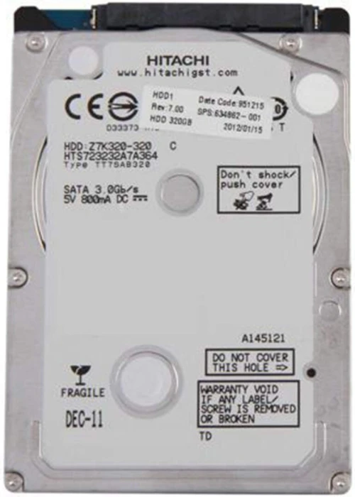 DISQUE DUR HITACHI Z7K320-320GB 2.5" SATA3 POUR LAPTOP