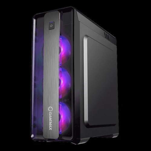 BOITIER GAMEMAX MOONLIGHT FRGB BLACK ATX
