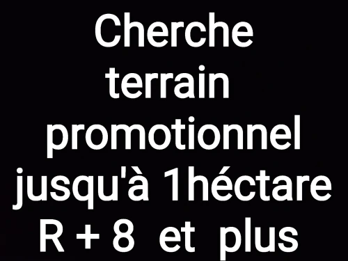 Cherche achat Terrain Alger Bab ezzouar