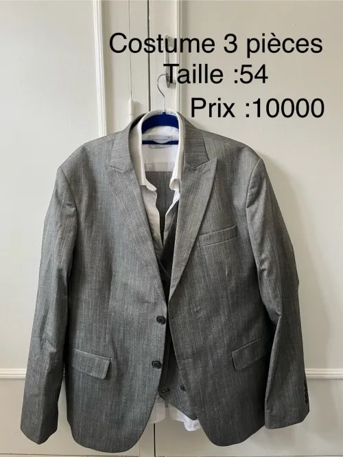 Costume 3 pièce gris