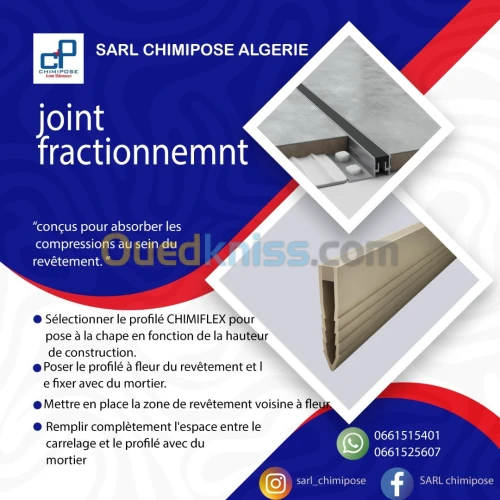 joint fractionnement 