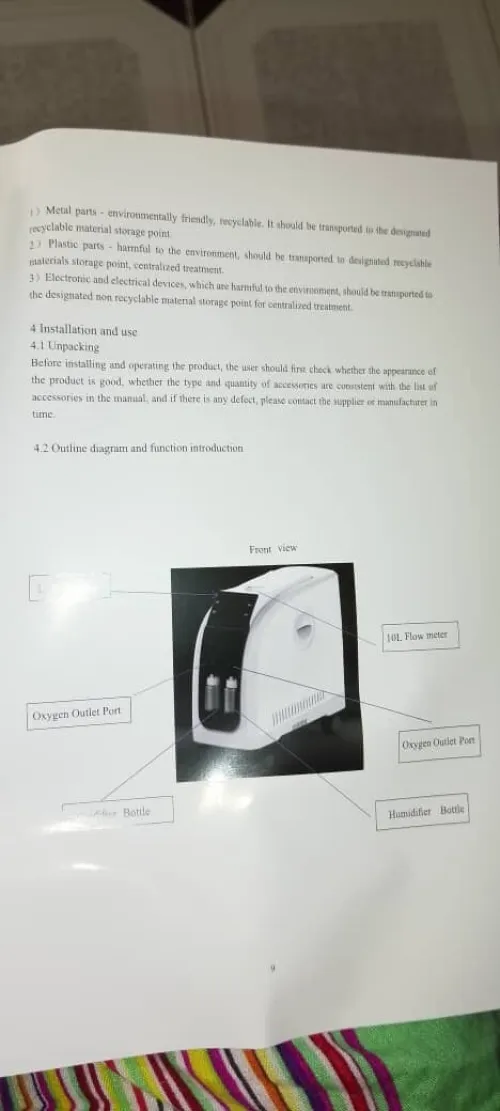 Extracteur d'oxygène NEUF
