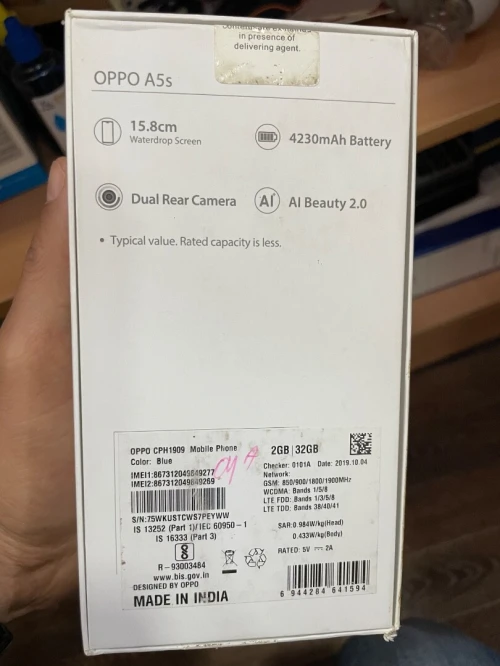 Oppo A5s A5s