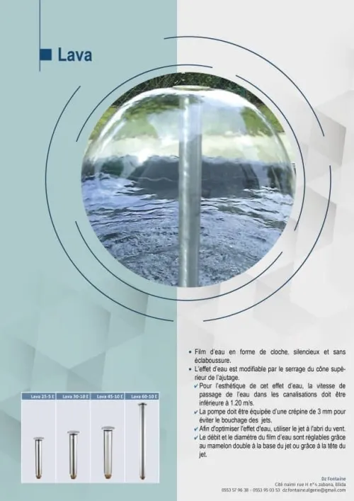  fontaines et jets d'eau