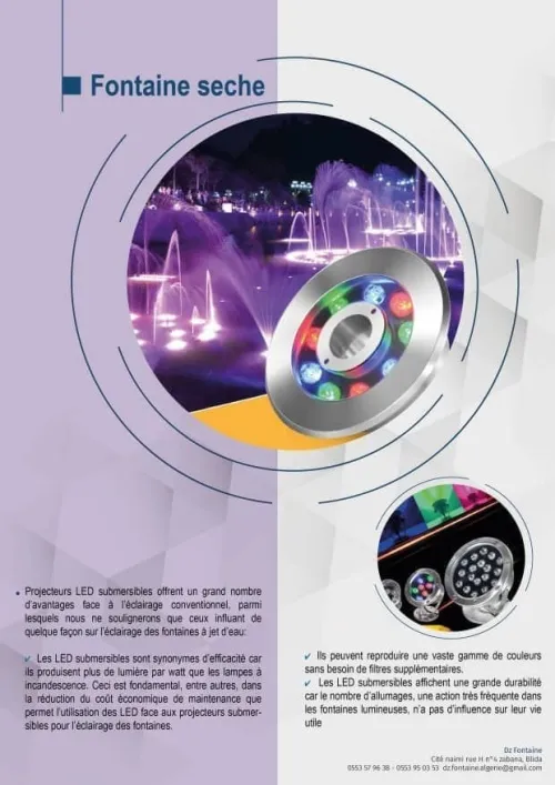  fontaines et jets d'eau