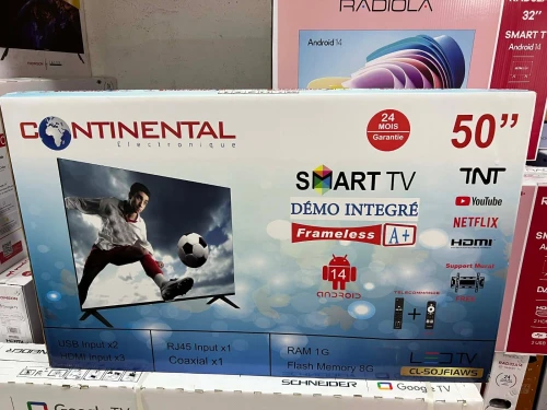 SUPER PROMO TV 50 pouces continental smart android