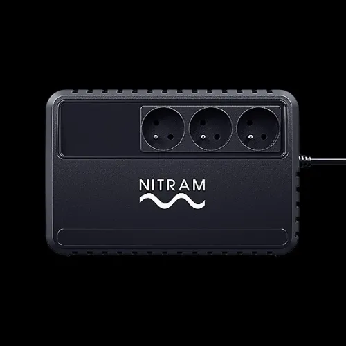 UPS/AVR NITRAM BU600E 600VA/360W 3x Prises
