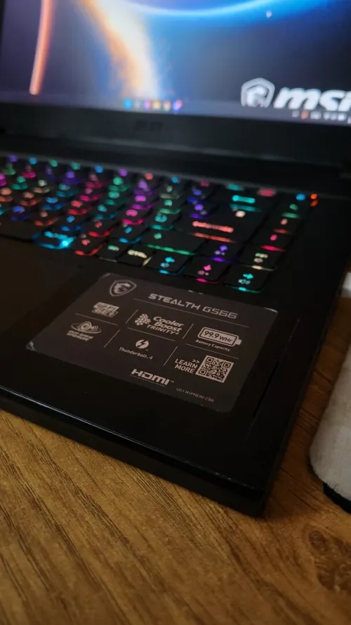 Laptop MSI Gs66 Stealth rtx 3080ti