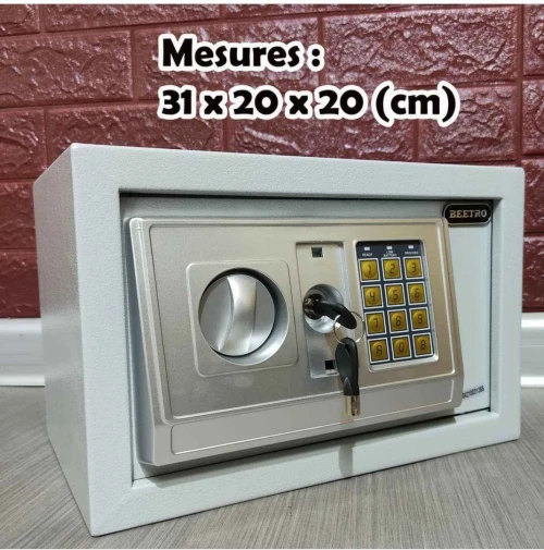 Coffre fort beetro B1 blanc 