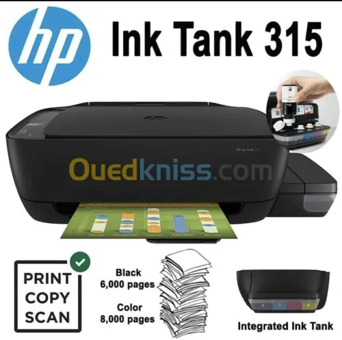 Imprimante HP tank315