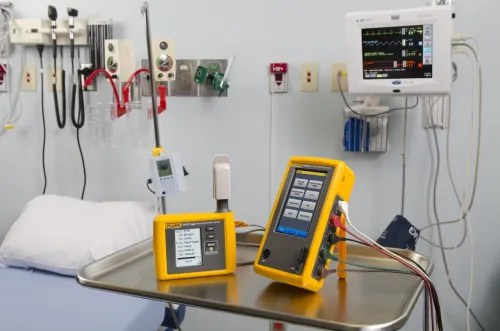 2 simulateurs Fluke kit Biomedical ProSim 4 + SPOT Light SpO2 Testeurs ECG NIBP SpO2 Respiration IBP