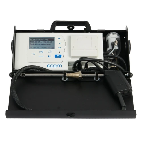 Analyseur de Combustion ecom CL2 pour Chaudières Gaz et Fioul avec Imprimante Thermique Intégrée