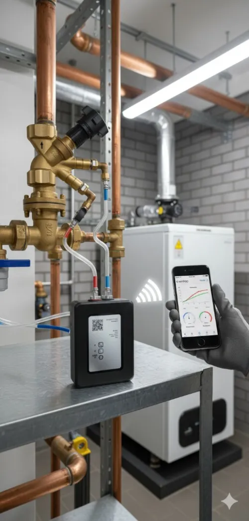 appareil de mesure pour le diagnostic et l'équilibrage hydraulique CVC Chauffage, Ventilation