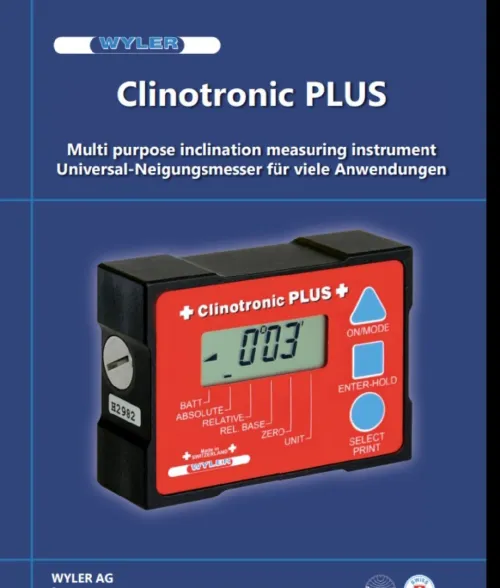 Inclinomètre Niveau electronique de precision, niveau d ingenieur Clinotronic PLUS 45