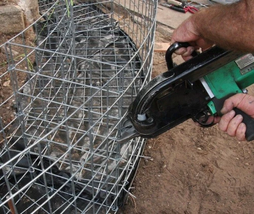 Agrafeuse Pneumatique edma  a Gabion pour Génie Civil / Aménagement Paysager Sertissage / Industriel