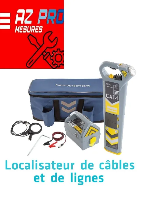 Detecteur de reseau, localisateur de cables, detecteur deau, de gaz, dassainissement et de metaux