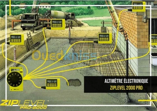appareil de mesure  electronique digital ZipLevel 2000Pro 30m 