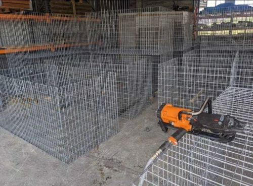 Agrafeuse Pneumatique edma  a Gabion pour Génie Civil / Aménagement Paysager Sertissage / Industriel