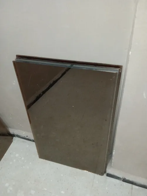 vitres fumee marron miroire pour fenetres minuiserie aluminum