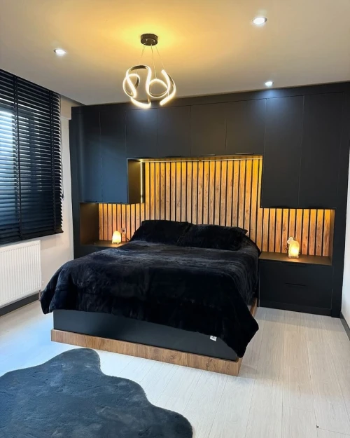 Modèle de chambre à coucher de luxe