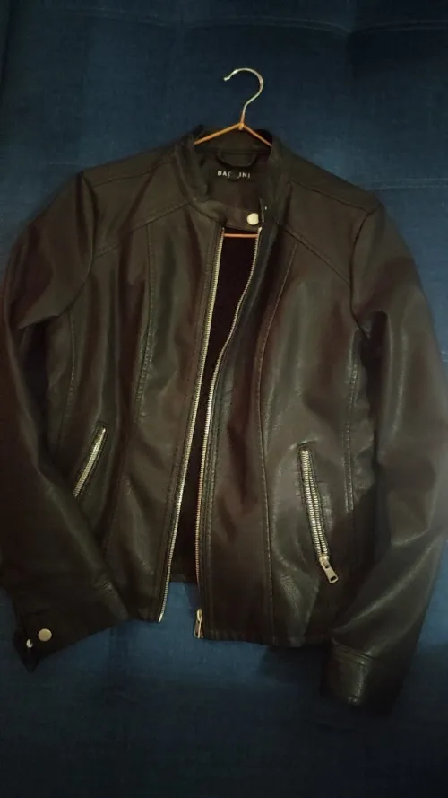 veste en cuire + doudoune Nautika