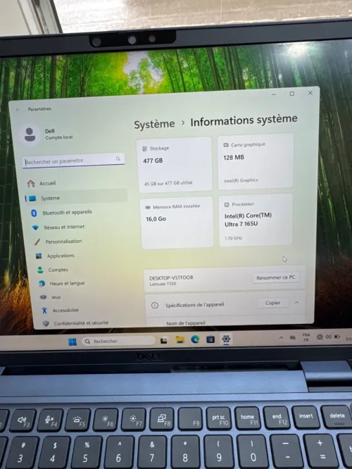 Dell LATITUDE 7350 BLEU ULTRA 7-165U 16GB 512 SSD