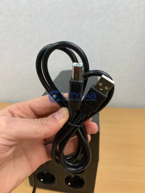Onduleur ADR 1200VA 03 Prises + 02 ports RJ45 + 01 usb type B (imprimante) ADR500