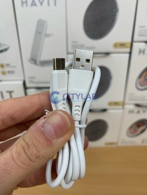 Chargeur HAVIT W3021 WIRELESS 3in1 15W STAND 9v 2a / 12v 1.5 sortie ecouteurs 3w 