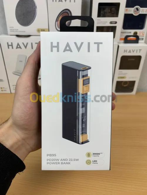 Power Bank HAVIT (LDNIO/SIYOTEAM) 20000mAh avec AFFICHEUR PB95