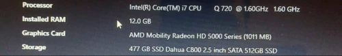 HP Pavilion dv6 - SSD - 12GB RAM - i7