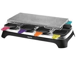 raclette/grill Tefal Pierrade 2en1, 8 Personnes Multicolore PR303812-1100 W-Pierre de cuisson amovible