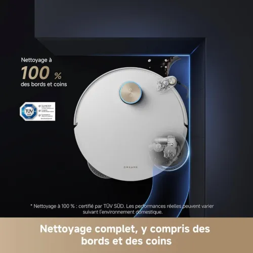 DREAME L50 pro ultra Robot Aspirateur Laveur - vidange Automatique - Navigation360- 19500Pa