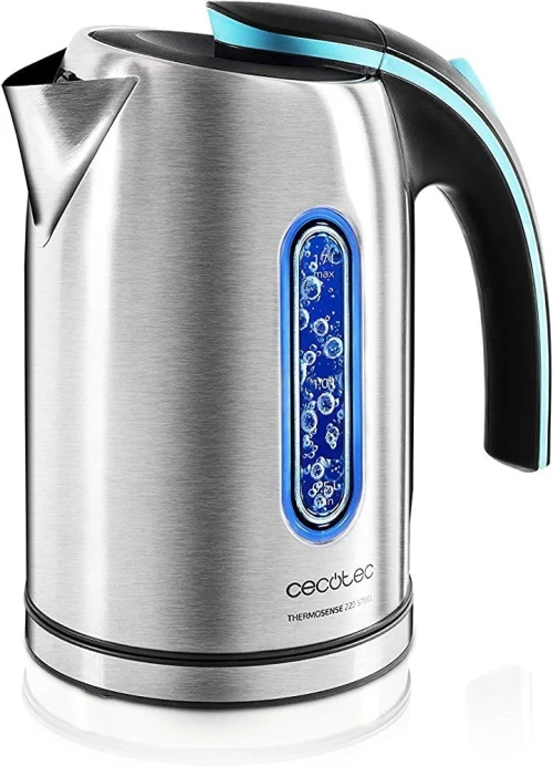 Bouilloire Électrique Cecotec ThermoSense 220 Steel. 1.7 L, 1630 W 01513 غلاية كهربائية