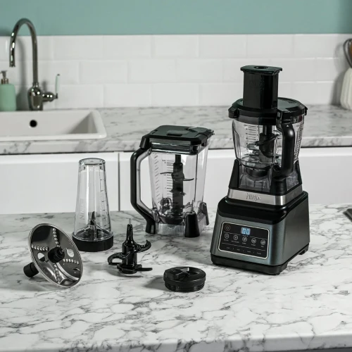 Blender NINJA 3en1-5 programmes-Bol 1,8L.-Cruche 2,1L- Tasse 700ml-1200W- BN800