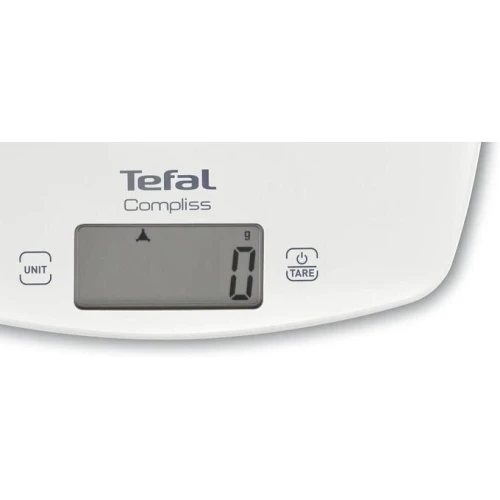 Tefal Balance Cuisine Compliss Précision 5kg / 1g Fonction Tare-BC1000V1- Blanc