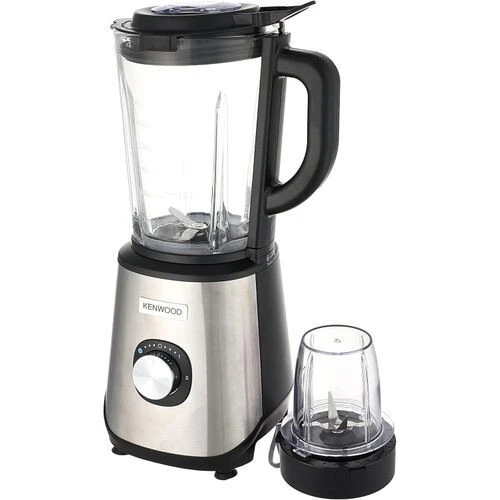 Kenwood Blender en verre - 1000w - inox - 1.5L-2 vitesse - BLM45.240S - mini hachoir inclus