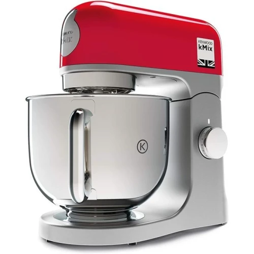 Pétrin Kenwood Kmix Kmx750 5L, 1000 Watt- Rouge / CREME  - BOL INOX