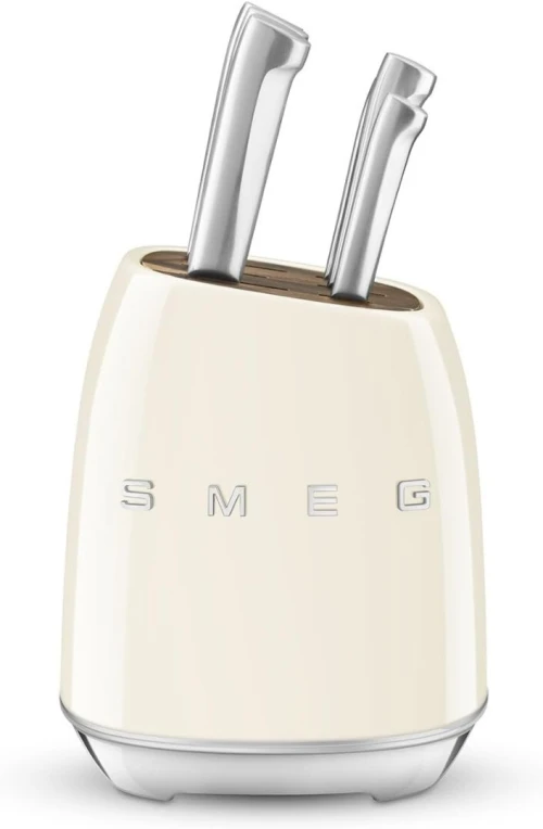 Couteau Smeg Bloc de 6 couteaux KBSF02CR Crème