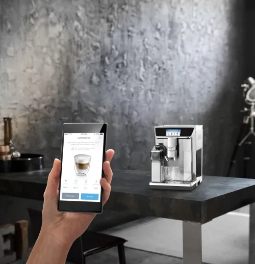 Delonghi Machine a cafe avec broyeur PRIMADONNA ELITE- 19 bars - capuccino - chocolat