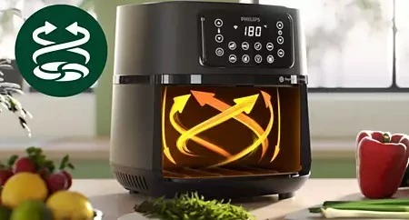 Philips Friteuse sans huile PHILIPS AIRFRYER CONNECTE SERIE 5000 XXL - 7.2L