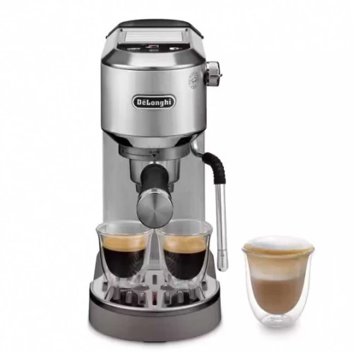 Delonghi Machine à café Dedica Duo  Cold Brew INOX EC890 15 bars buse vapeur affichage LED tactile